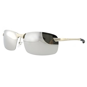  LZXC 편광 썬글라스 밀러 썬글라스 anti그레《아》 UV400 금속 프레임 맨즈 은색 렌즈