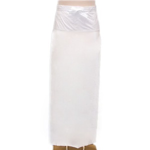 아바화 동스커트 옷자락 제외해라 백색 M L사이즈 거반환 아사히 bemberg crepe de Chine 사용 항균 방취 가공