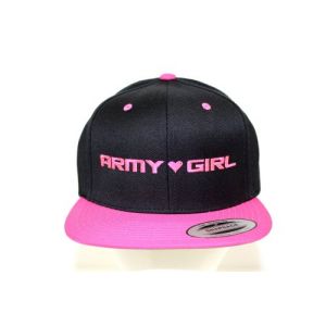  (군대 걸)ARMY GIRL Cap No.002 Black/Pink