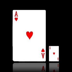 COM 쇼트 【 초특대 A4 사이즈 트럼프 】 메지션 매직 트럼프 타워 《바바》빼기 대부호 MI-BIGCARD