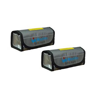 Noiposi 2 개세트 LiPo Guard 세이프티 백 리포 배터리대 방폭백 내열/내화/방염백