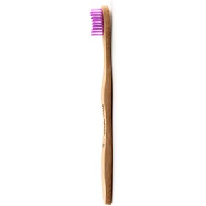 THE HUMBLE CO.(더한 블루칼파) THE HUMBLE CO. HUMBLE BRUSH Toothbrush, For Adults, Purple, 7.1 inches (18 cm)